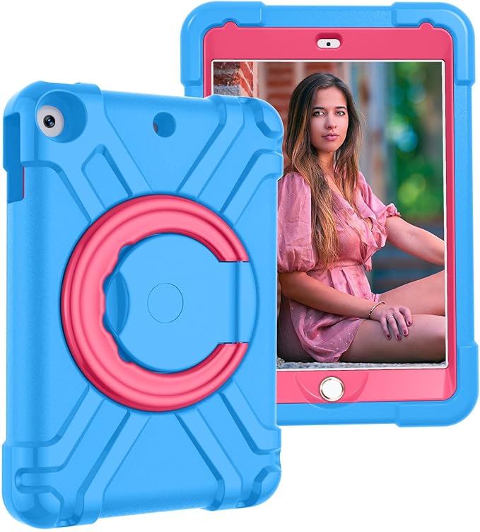 AKABEILA Compatible with Amazon Fire HD 8 2020/2022 Tablet Case，Rugged Kids Case with Stand Lightweight Shockproof Kids Friendly Tablet Cover Black