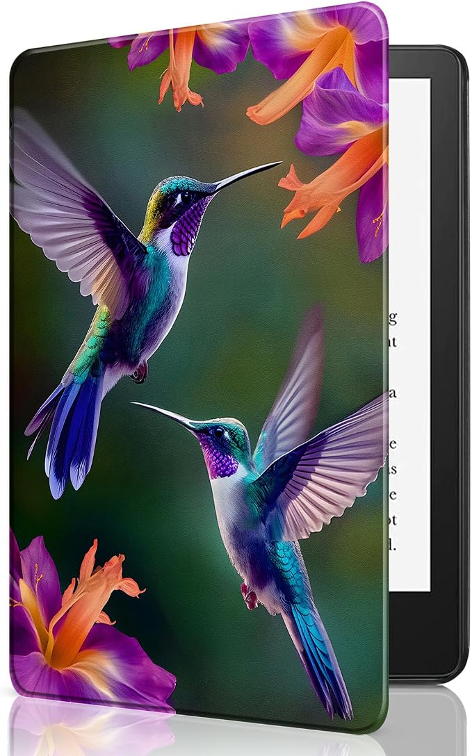for 6 Kindle 2024 and 2022 (11th Generation) Case Slim Lightweight Smart Cover Case with Auto-Wake/Sleep for Kindle 2024Beach Starfish