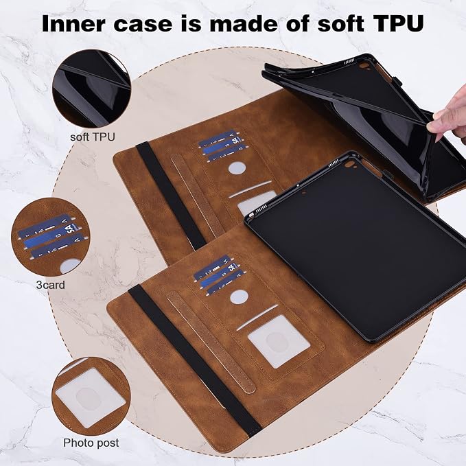 Case for Samsung Galaxy Tab A 10.1 2016 (No S Pen Version)Butterfly PU Leather Folio Flip Stand Case 10.1 Inch (SM-T580/T585/T587) - Blue