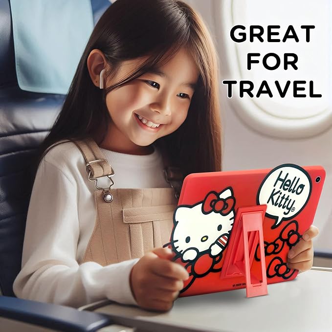 Bluey Kids iPad Case - 10.2 Case for iPad 9th/8th/7th Generation - 2019/2020/2021 Tablet Cover with Stand Shockproof Silicone Protector