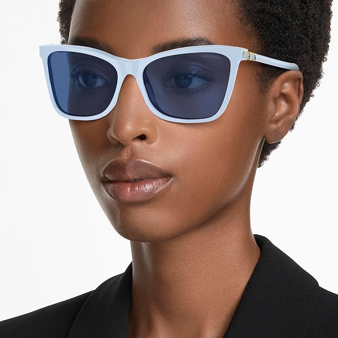 Swarovski womens Sk6004 Rectangular Sunglasses