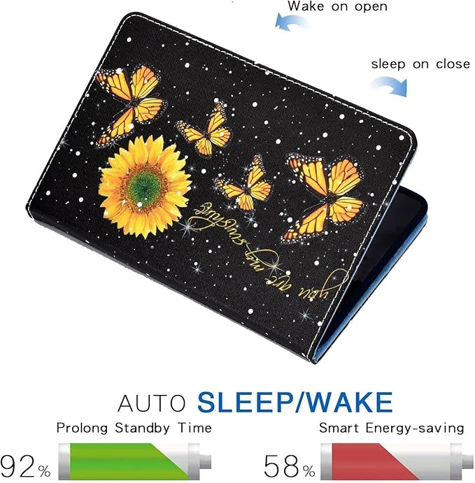 Kindle Fire Max 11 Case 13th Generation 2023 Release Fire Max 11 Tablet Case Embossed Suede Leather Folio Stand Cover with Auto Wake/Sleep &amp Card Slot &amp Pen Holder Brown Bird Flower Embossi