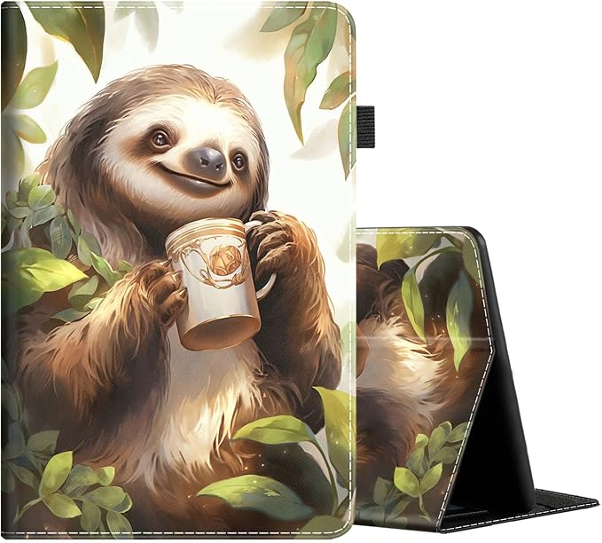 Case for All-New Amazon Fire HD 10 and 10 Plus Tablet (13th/11th Generation 2023/2021 Release) 10.1 Multi-Angle Smart Stand Cover Auto Sleep/Wake Skull and Fire