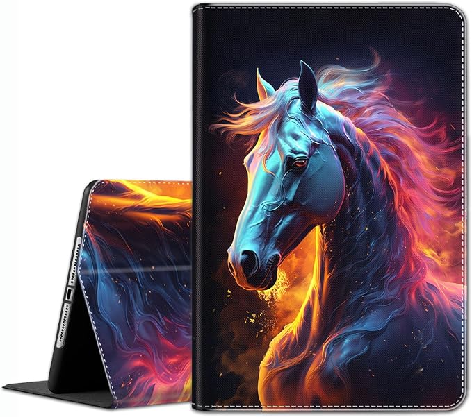 Case for iPad 10.2/10.5，iPad 9th/8th/7th Gen，for iPad 10.2 inch 2021/2020/2019/iPad Air 3rd Gen/Pro 10.5 - Slim Fit Standing Cover with Auto Sleep/Wake，Frog Playing Guitar