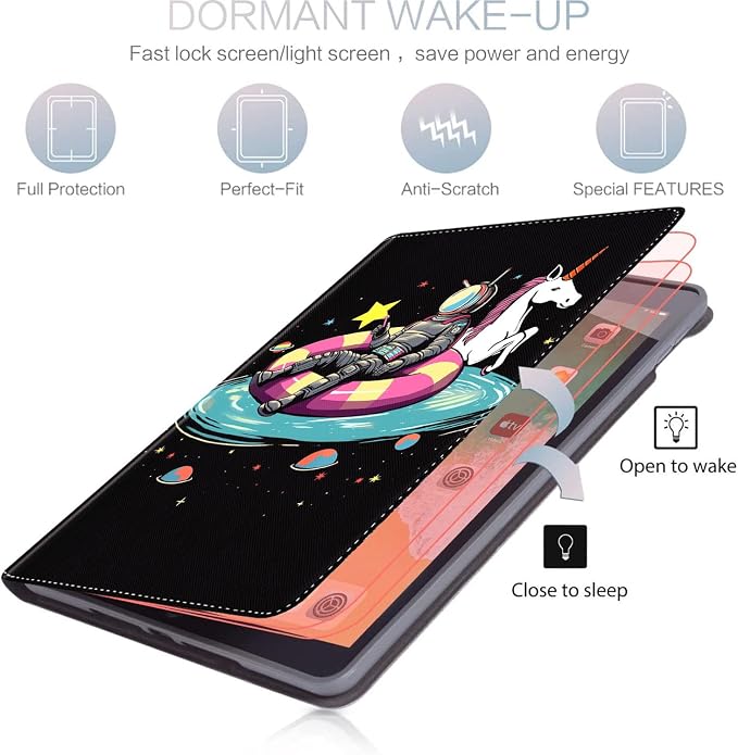 Case for iPad (A16) 11th Generation 11 Inch (2025) for iPad 10th Generation 10.9 Inch (2022) Slim Folding Stand Cover with Auto Wake/Sleep Watercolor Sea Turtle