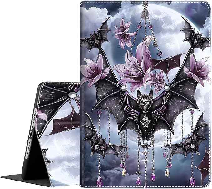 Case for iPad 9th/8th/7th Generation 2021/2020/2019 iPad 10.2 Inch Also Fit iPad Air 3th Gen 2019/iPad Pro 10.5 inch，Standing Cover with Auto Sleep/WakeCute Black Cat