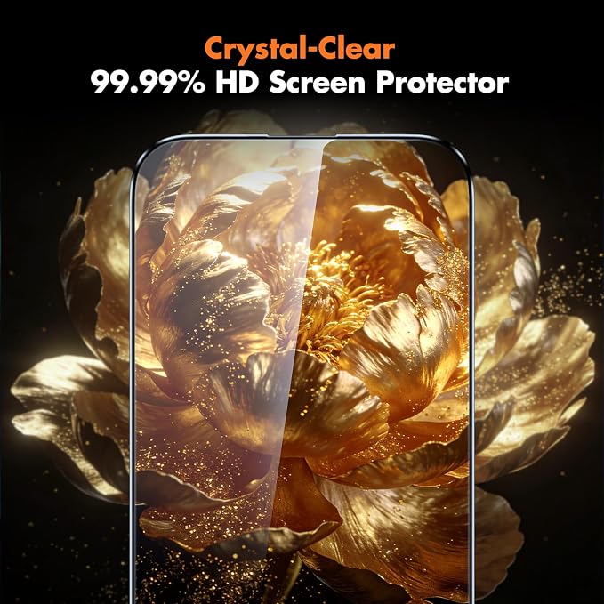 UNBREAKcable 3-Pack Screen Protector for iPhone 15 Double Shatterproof Tempered Glass [Easy Installation Frame] [99.99% HD Clear] [9H Hardness] [Full Coverage] [Case Friendly] for Apple 15 6.1 inch