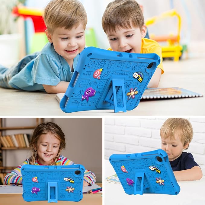 Case for iPad 10.2 Inch 2021/2020/2019/ iPad Pro 10.5 Inch/Air 3rd Gen (2019) Shoulder Strap Kickstand Children Friendly Anti-Scratch Shockproof Case Lightpurple
