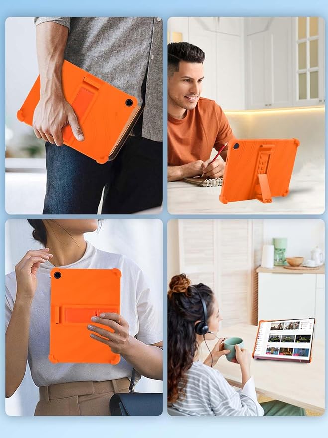 Case for OnePlus Pad Go 2NOUKAJU Tablet Protection CaseAdjustable BracketSoft SiliconeSilicone Protection Cover for OnePlus Pad Go 2 Tablet 12.1inch(Black)