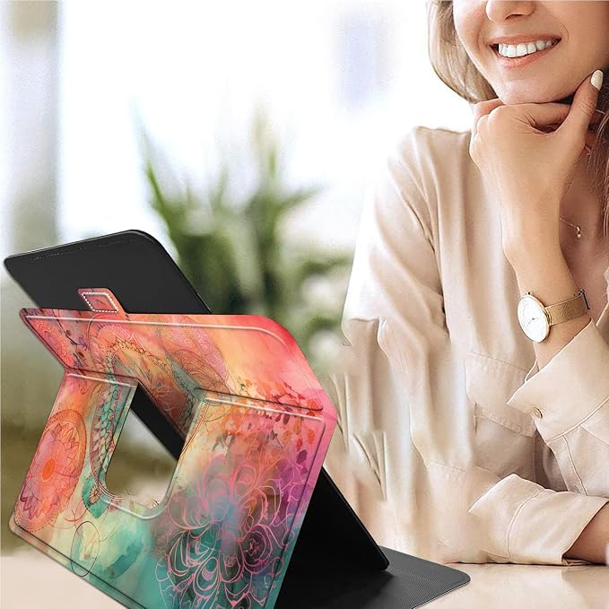 for Google Pixel Tablet Case 2023 Universal Tablet CaseSlim PU Leather Multi-Angle Viewing Cover with 360 Degree Rotatable Kickstand forPixel Tablet 2023 11-inchBlue Wolf