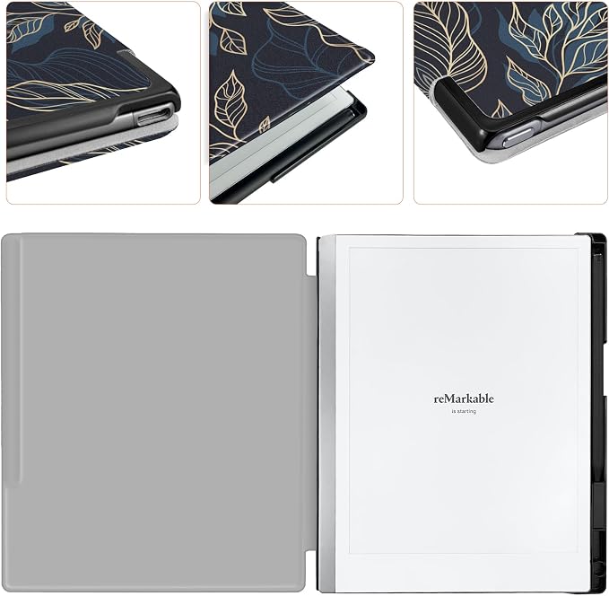 Case for Remarkable 2 Paper Tablet 10.3 2020 ReleasedLightweight and Hard Back Shell Protective Book Folio Cover with Built-in Pen HolderComes with Remarkable 2 Pen Tips.