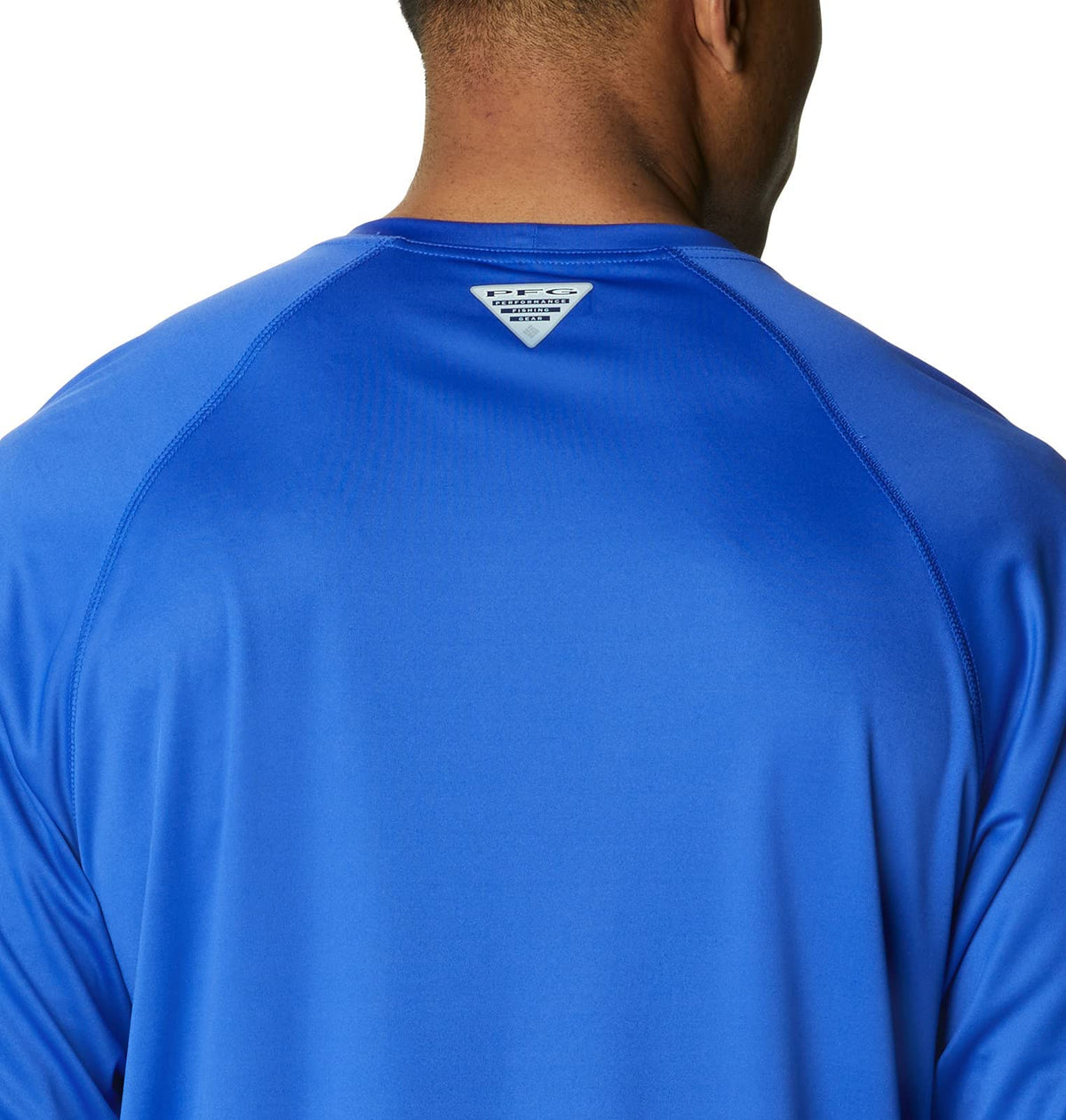 Columbia Men's Terminal Tackle Long Sleeve Shirt, Tanzanite/White Logo, 2X Tall