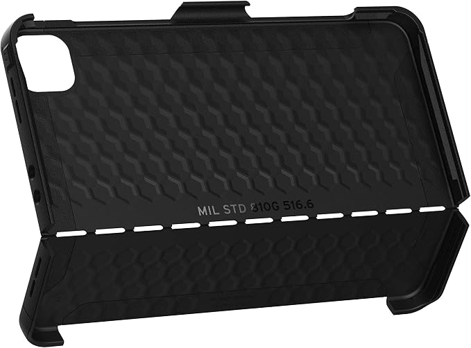 URBAN ARMOR GEAR UAG iPad Pro 12.9-inch (4th Gen 2020) Case Slim Heavy-Duty Tough Military Drop Tested Rugged Protective Cover with Apple Pencil Holder (Requires Smart Keyboard Folio) Scout Black