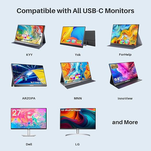 LDLrui 10FT Right Angle USB C Cable 100W PD 20Gbps Data 4K Video | Large Workspaces Commercial Displays Long Distance Routing Flexible Installation Full-Featured USB-C