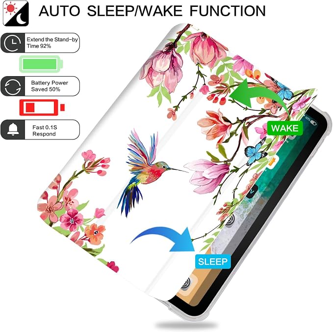 iPad Air 2 Case iPad Air 1st Case Galaxy Tree iPad 9.7 Inch Case Protective Cover for iPad 5th/6th Generation Multi-Angle Viewing Case with Adjustable Stand Auto Wake/Sleep Function (Galaxy)
