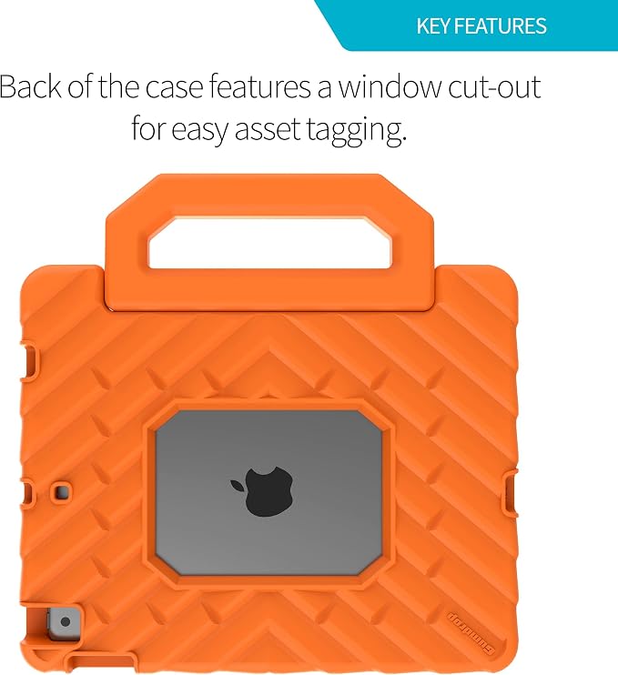 Gumdrop FoamTech Rugged case Fits Apple iPad 11th Generation (A16) &amp 10th Gen 10.9 inch Drop Tested Cover - Black