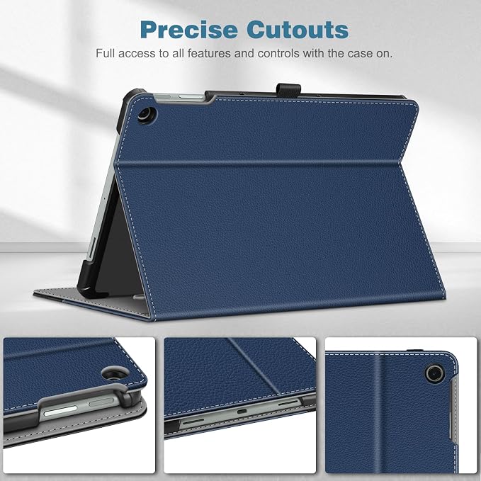 Fintie Case for Google Pixel Tablet 11 inch 2023 Multi-Angle Viewing | Protective Stand Cover with Pocket &amp Pencil Holder Compatible with Charging Speaker Dock Blossom