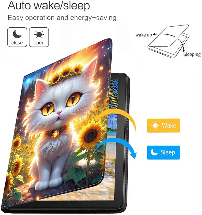 Case for iPad (A16) 11th Generation 11 Inch 2025 iPad 10th Generation 10.9 Inch 2022 Adjustable Stand Auto Wake/Sleep Smart Leather Case African American Black Girl