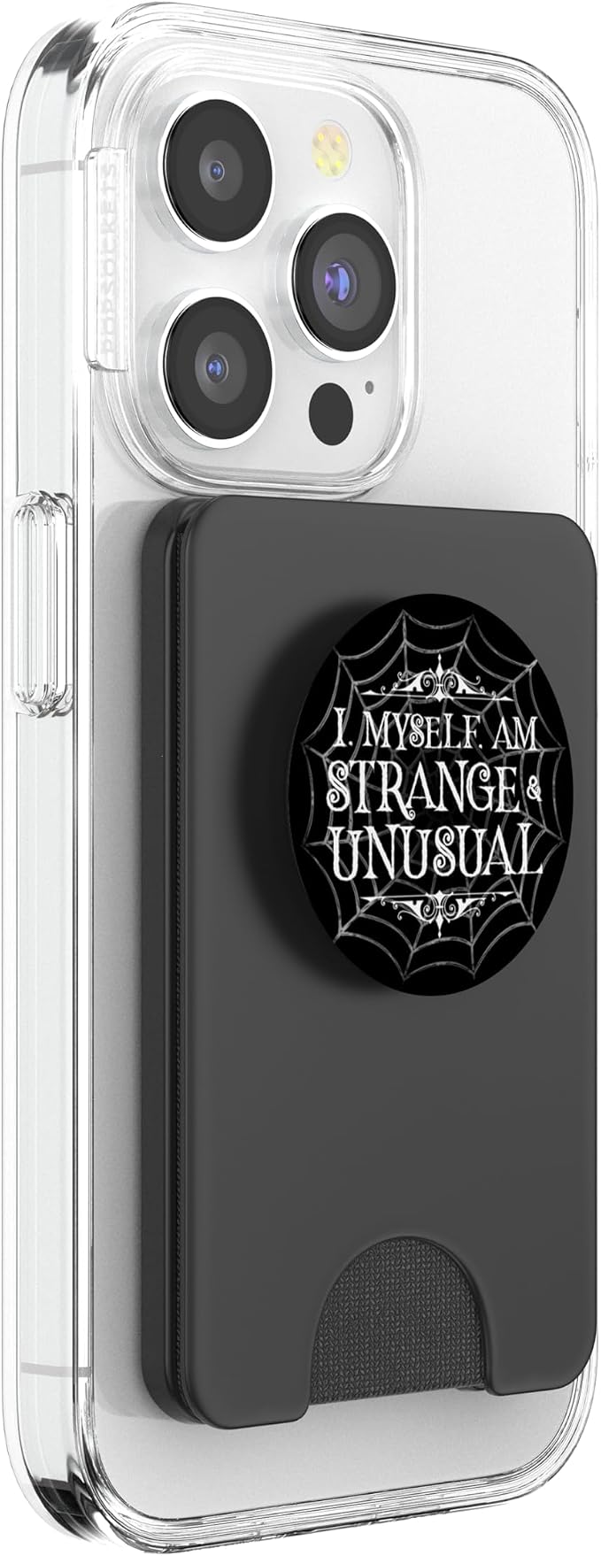 I Myself Am Strange &amp Unusual Spider Spider Web Arachnid PopSockets Adhesive PopGrip