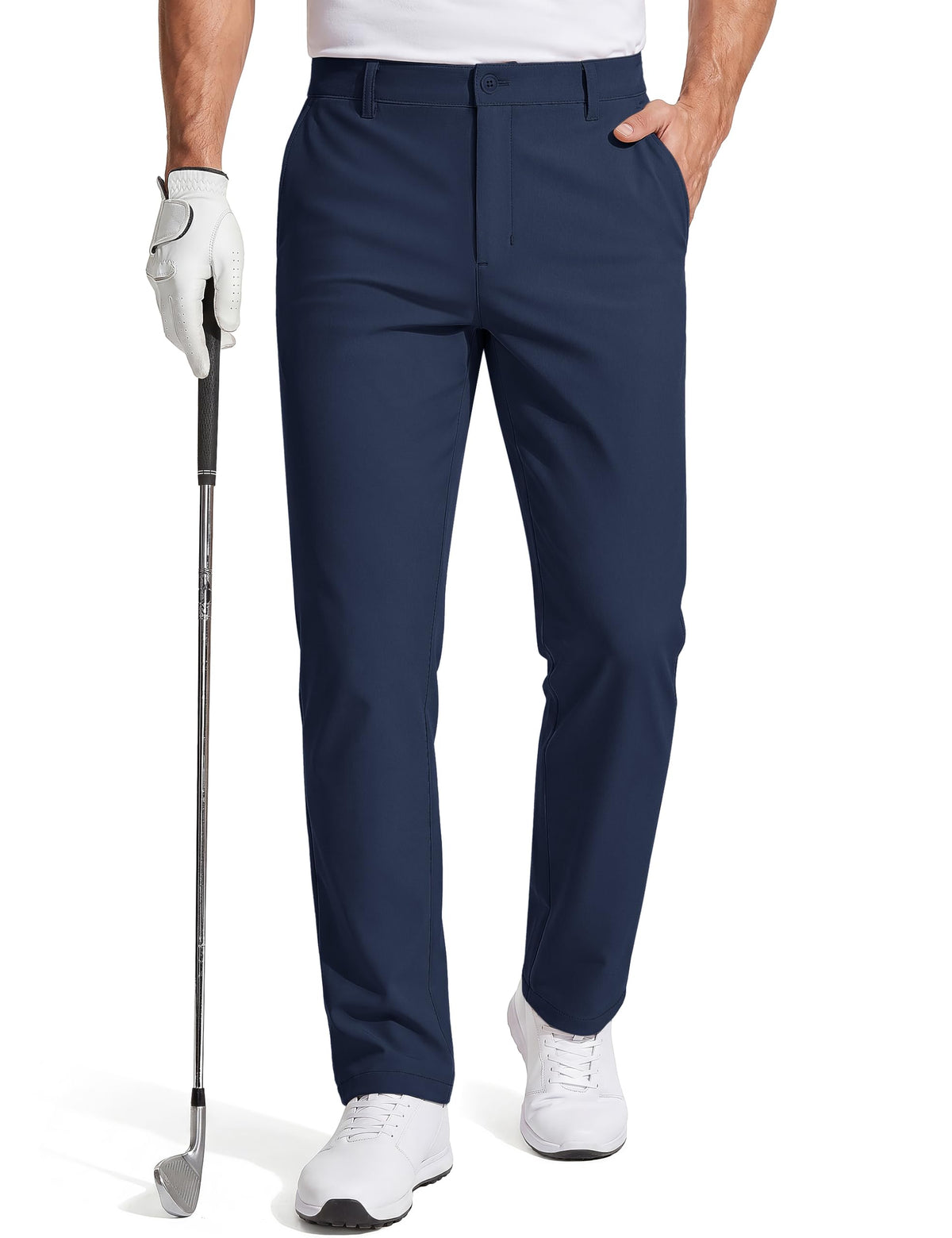 TACVASEN Golf Pants Men Lightweight Stretch with 5 Pockets for Work Casual