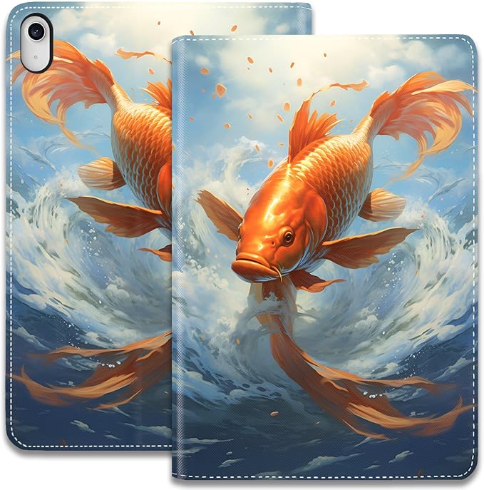 Case for iPad (A16) 11th Generation 11 Inch 2025 / iPad 10th Generation 10.9 Inch 2022 Ultra-Thin Multi-Angle Protective Cover with Auto Sleep/Wake A Dark Horse