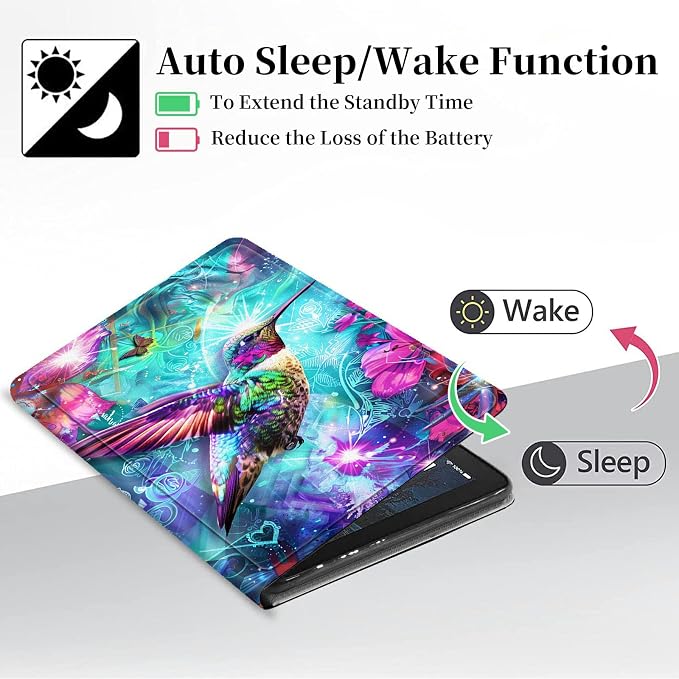 Case for iPad (A16) 11th Generation 11 Inch 2025/ iPad 10th Generation 10.9 Inch 2022 CaseHybrid Slim Multi-Angles Stand Auto Wake/Sleep Cover-Beach Sunset