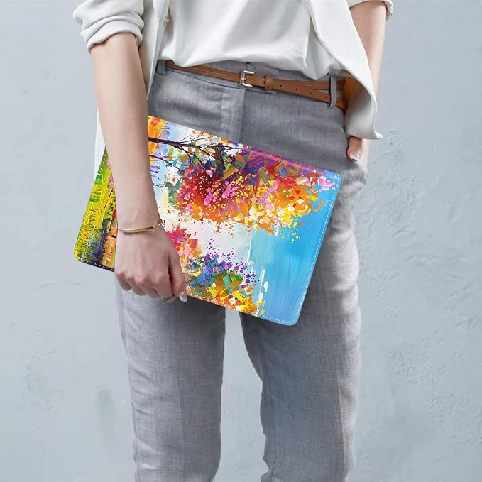 Case for Samsung Galaxy Tab S10 FE Plus 13.1 Inch 2025 Model (SM-X620/X626)Slim Folding Stand Cover with Auto Wake/Sleep for Samsung Galaxy Tab S10 FE Plus ，Painting Autumn Trees