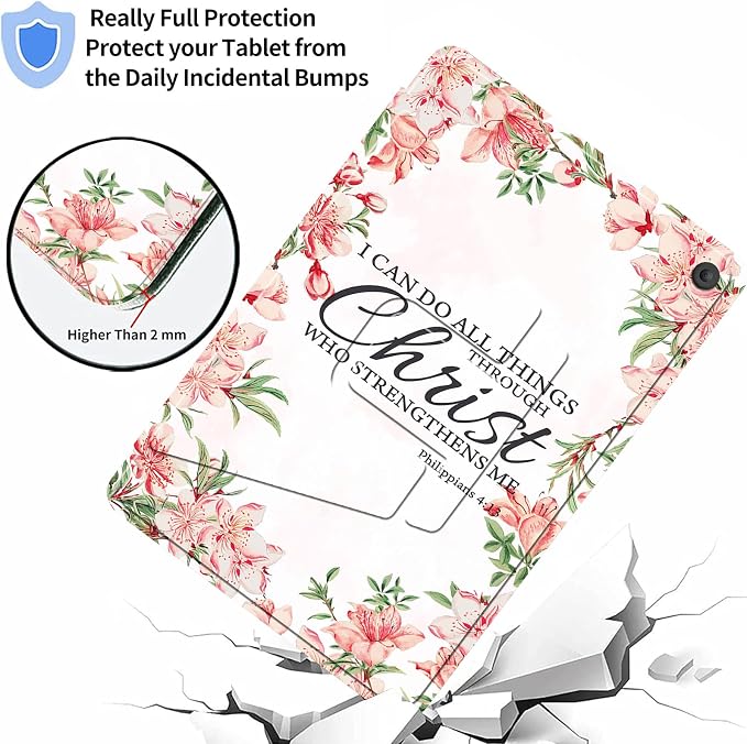 Case for Samsung Galaxy Tab A9 8.7-Inch 2023360 Degree Rotating Multi-Angle Viewing Protective Cover with Auto Sleep/Wake-Blue Butterfly