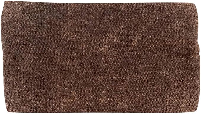 Hide &amp Drink All Purpose Utility &amp Charger Case for MacBook iPad &amp Laptop Handmade from Waxed Canvas (Charcoal Black)