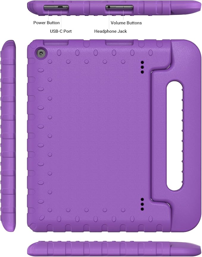 Kids Case for Amazon Fire HD 10 5/7/9 GenHandle Stand Green | Shockproof Lightweight designed for Amazon Fire hd 10 Tablet case Kids 5th/7th/9th Generation 2015/2017/2019 Released