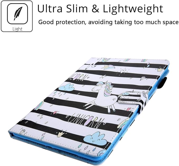 for Apple iPad 10.2 Case 9th/8th/7th Generation Cover (2021/2020/2019) with Auto Wake/Sleep Ultra Thin Lightweight Trifold Stand Folio PU Leather &amp Hard Back Hybrid Cover Almond Blossom