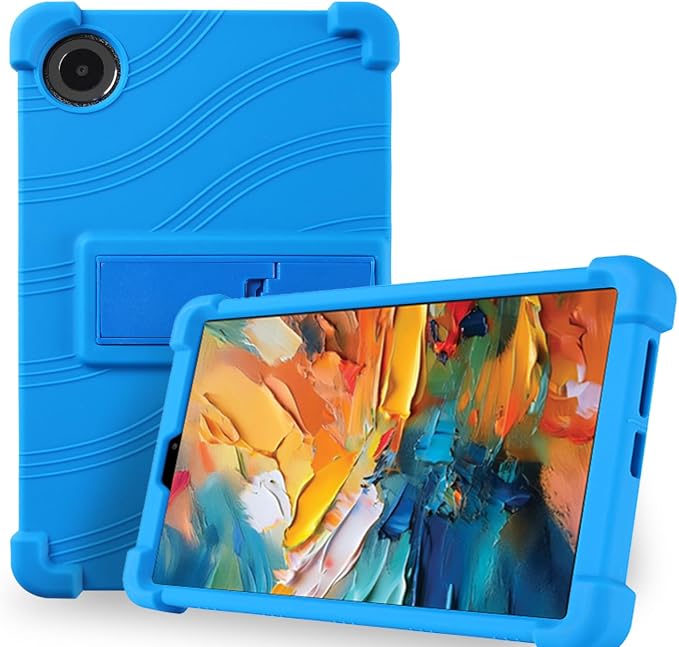 Case for TCL TAB 8 NXTPAPER 5G 8.7-Inch Tablet – Shockproof Silicone Protective Cover with Kickstand Drop-Resistant Business Style (Black)