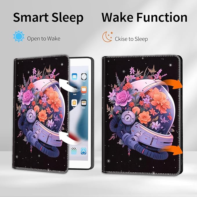 Case for iPad 10.2/10.5，iPad 9th/8th/7th Gen，for iPad 10.2 inch 2021/2020/2019/iPad Air 3rd Gen/Pro 10.5 - Slim Fit Standing Cover with Auto Sleep/Wake，Enchanted Forest 2
