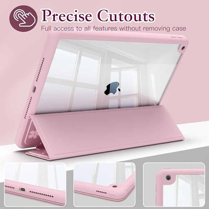 CISSOOK Compatible with iPad 9th/ 8th/ 7th Generation Case 10.2 Inch (2021/2020/2019 Release) Protective Shell with Pencil Holder Astronaut