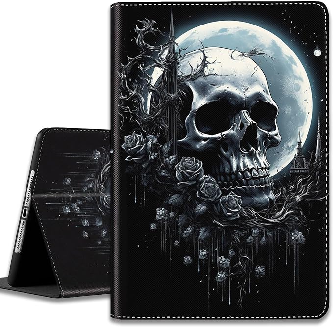 Case for iPad (A16) 11th Generation 11 Inch 2025 / iPad 10th Generation 10.9 Inch 2022 Ultra-Thin Multi-Angle Protective Cover with Auto Sleep/Wake A Dark Horse
