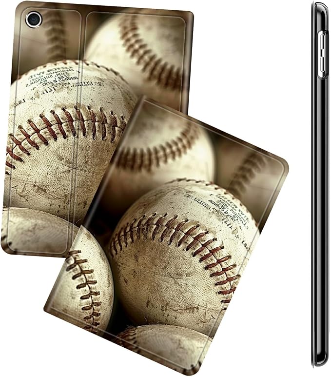 for 6 Kindle 11th Generation 2024/2022 Release Case (Model No: C2V2L3) E-Reader Multi-Angle Viewing Shockproof Smart Protective Case with Auto Wake/Sleep Baseball