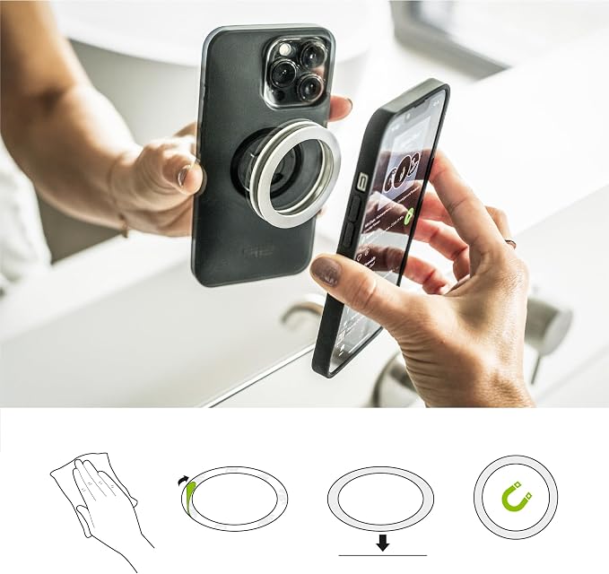 SP CONNECT Moto Bundle II with Anti Vibrations Module| SPC+ | Compatible with for Samsung S20| Motorcycle Phone Mount |Phone Mount for Motorcycle Handlebars | Cell Phone Holder