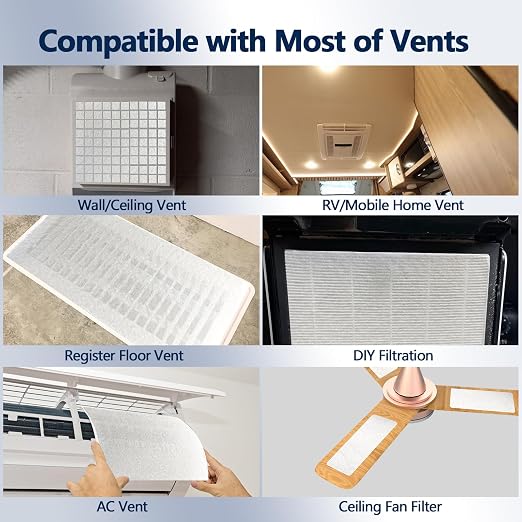 MERV 8 Air Vent Filters 20x100 Inch, Cut to Size Air Filter Material,