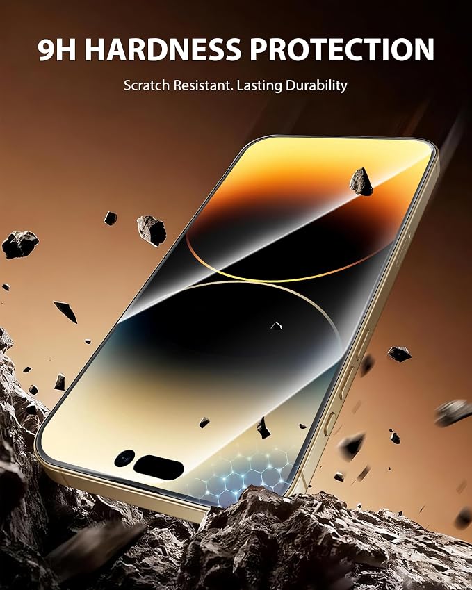 PDDKISS 2 Pack Screen Protector for iPhone 12/iPhone 12 Pro (2020) 6.1 inch Shatterproof Tempered Glass