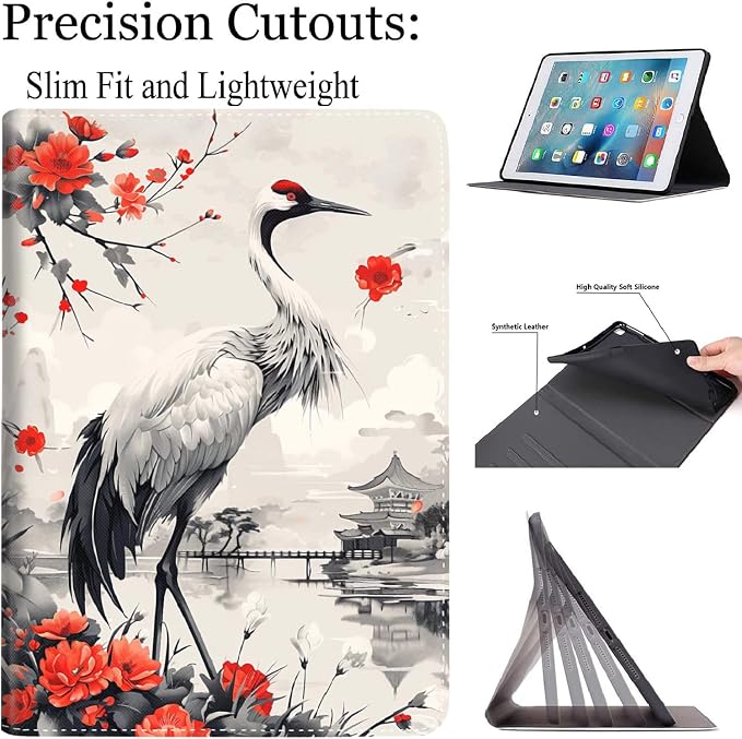 Case for New iPad (A16) 11th Generation 11 Inch 2025for iPad 10th Generation 2022 10.9 Inch Multi-Angle Stand Smart Cover Shockproof with Auto Wake/Sleep ，Starry Sky