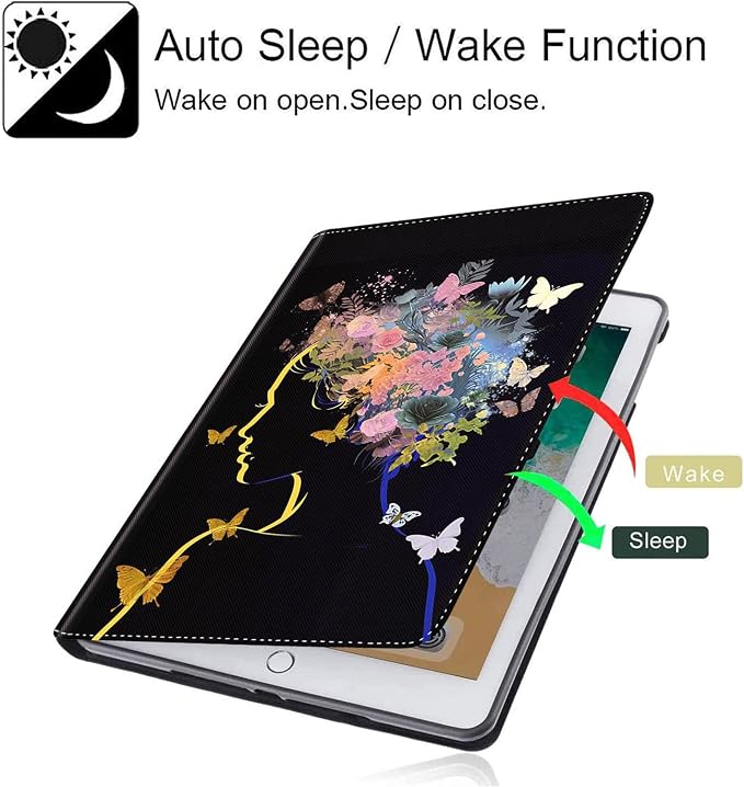 Case for ipad 10th Generation 10.9 inch 2022 iPad 10thMulti-Angle Stand Smart Protective Cover Shockproof Case Auto Sleep/Wake Smoke Flag of Mexico Flag