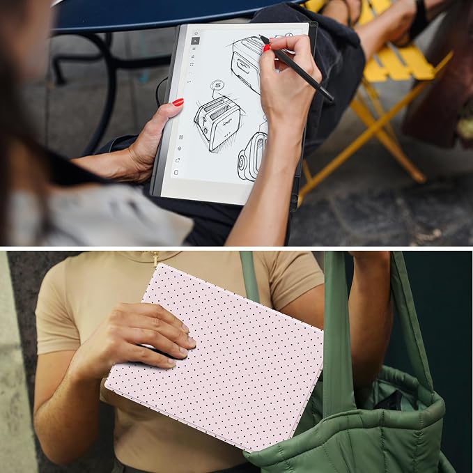 Case for Remarkable 2 Paper Tablet 10.3 2020 ReleasedLightweight and Hard Back Shell Protective Book Folio Cover with Built-in Pen HolderComes with Remarkable 2 Pen Tips.