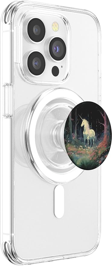 The Last Unicorn Fairycore Art PopSockets MagSafe PopGrip for iPhone