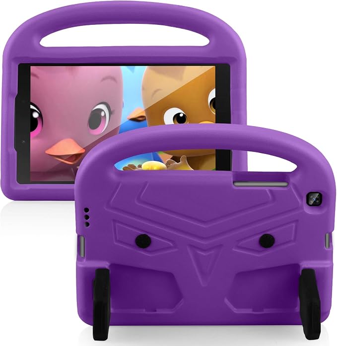 Kids Case for Samsung Galaxy Tab A 8.0 (2019) SM-T290/SM-T295 Techcircle Kid Child Safe Shock Proof EVA Rugged Protective Handle Stand Case for Galaxy Tab A 8.0 SM-T290/SM-T295 Tablet Black