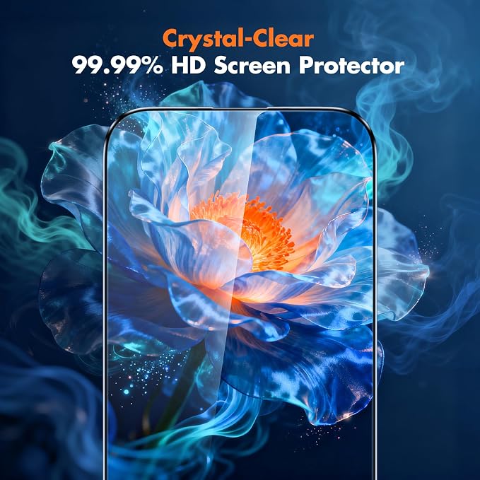 UNBREAKcable 3-Pack Screen Protector for iPhone 15 Double Shatterproof Tempered Glass [Easy Installation Frame] [99.99% HD Clear] [9H Hardness] [Full Coverage] [Case Friendly] for Apple 15 6.1 inch