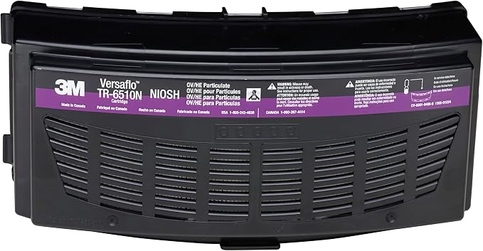 3M Versaflo HEPA Cartridge TR-6510N, Organic Vapors,