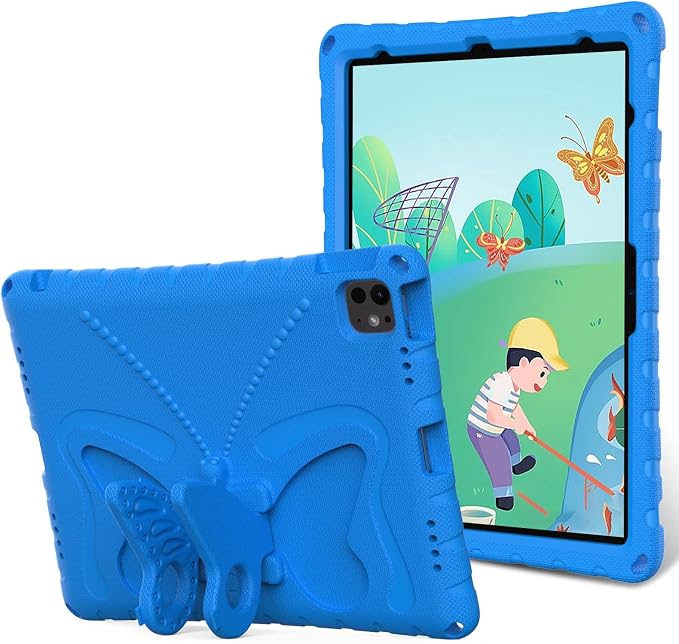 Case for iPad 11th Gen (A16) 11 inch 2025 &amp 10th Generation 10.9 2022 &amp Air 11 2025/2024 &amp Air 6/5th/4th Gen &amp Pro 11 Butterfly Shockproof Cover -Black