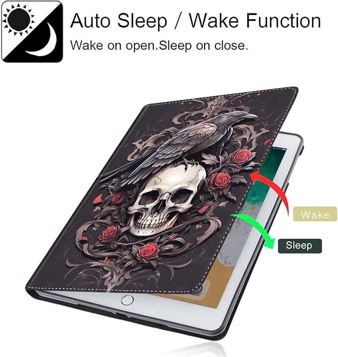 Case for New iPad (A16) 11th Generation 11 Inch 2025for iPad 10th Generation 2022 10.9 Inch Multi-Angle Stand Smart Cover Shockproof with Auto Wake/Sleep Baby Dragon