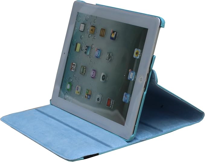 Case for iPad Air 2 Rotating Stand Smart Case Cover Magnetic Auto Wake Up/Sleep for A1566 A1567 MGLW2LL/A MH0W2LL/A MGL12LL/A MH2V2LL/A MH2W2LL/A MH2U2LL/A (Black)