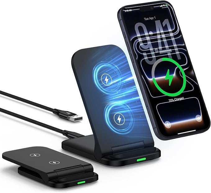 for Pixel 10A Wireless Charger Stand Fast Charging Desk for Google Pixel 10 | 15W Foldable Wireless Charger Pad cargador inalámbrico para Google Pixel 10 Pro Fold/10 Pro XL/9A/9 Pro XL/9A/8A/8XL/8/7/7